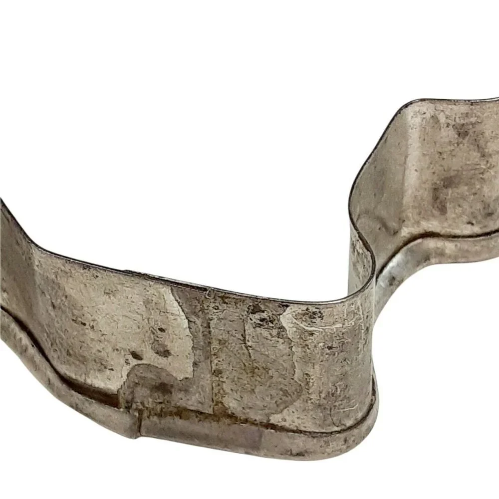 Bunny Rabbit Antique Cookie Cutter Easter Spring Cottage Soldered Metal Bakeware - Picture 10 of 11